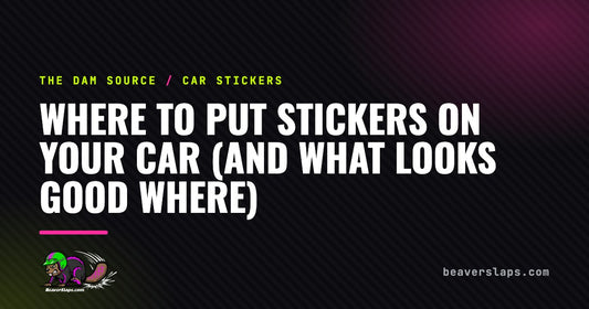 Where to Put Stickers on Your Car (And What Looks Good Where) | The Dam Source by Beaver Slaps