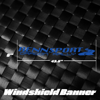 Rennsport Dragon Rally - Windshield Banner