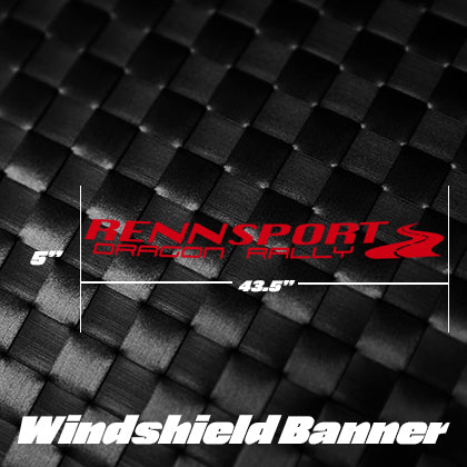 Rennsport Dragon Rally - Windshield Banner