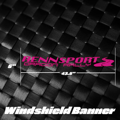 Rennsport Dragon Rally - Windshield Banner