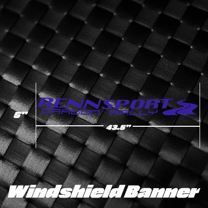 Rennsport Dragon Rally - Windshield Banner