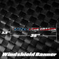 Vettes Vs. The Dragon Windshield Banner