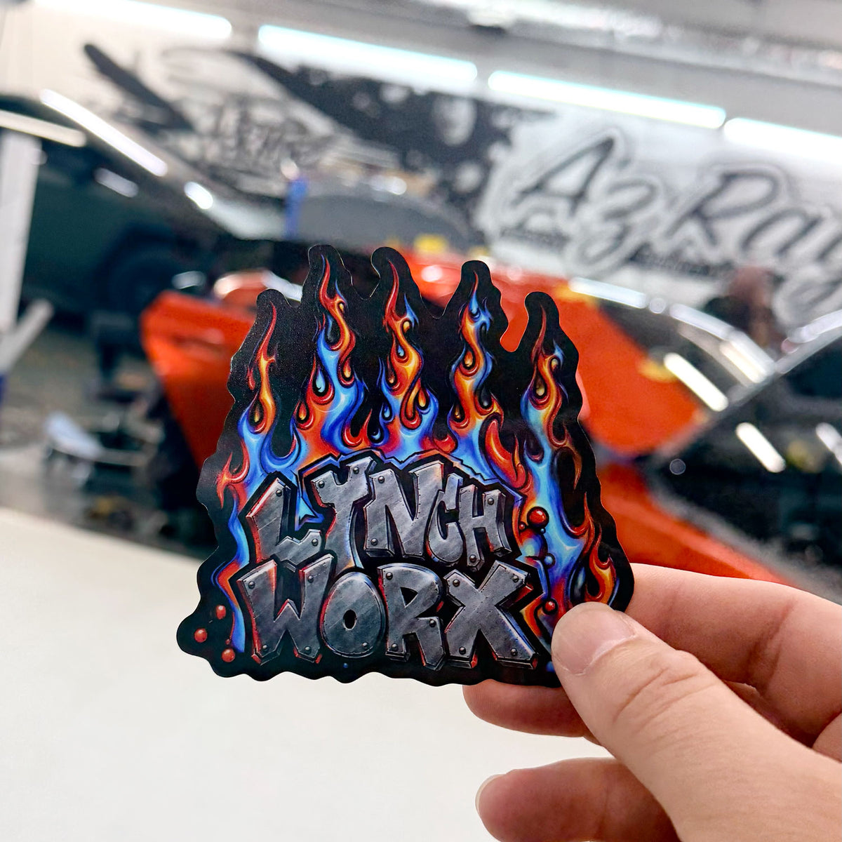 Custom die cut stickers from Beaver Slaps